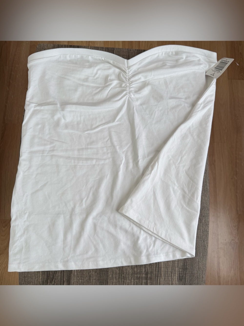 NWT Torrid White Foxy Sweetheart Tube Top Sz 3, 3X, 22-24 - Picture 4 of 5
